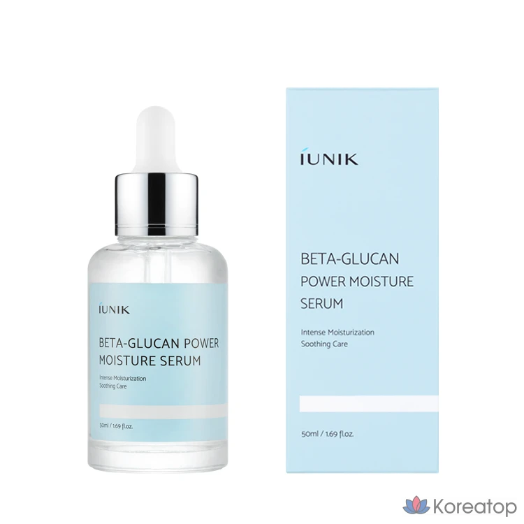 Сыворотка iUNIK Beta-Glucan Power Moisture Serum, 50 мл, 1 шт.
