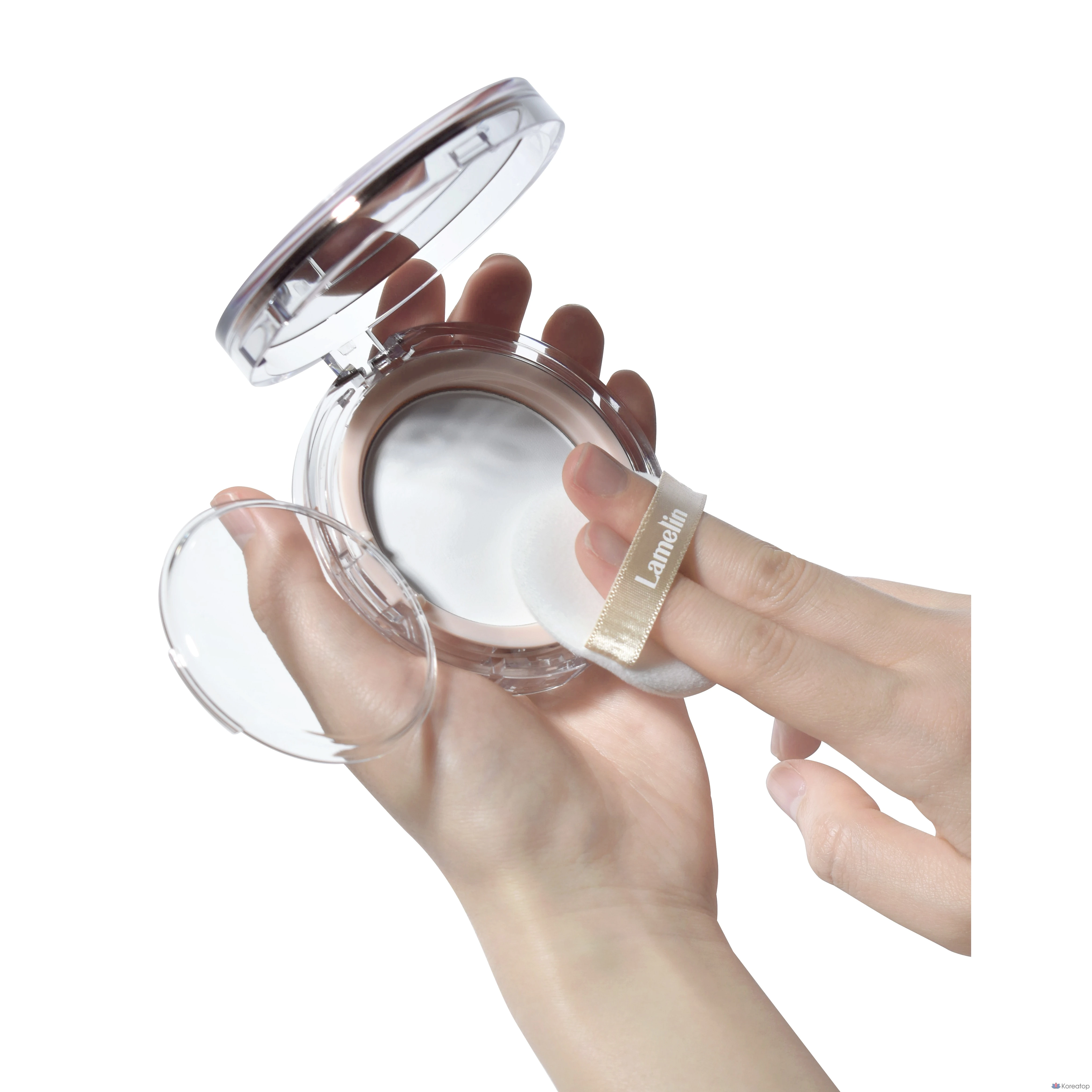 Пудра-компакт Lamelin Air Fit No Sebum Pact, оттенок White, 12 г, 1 шт.