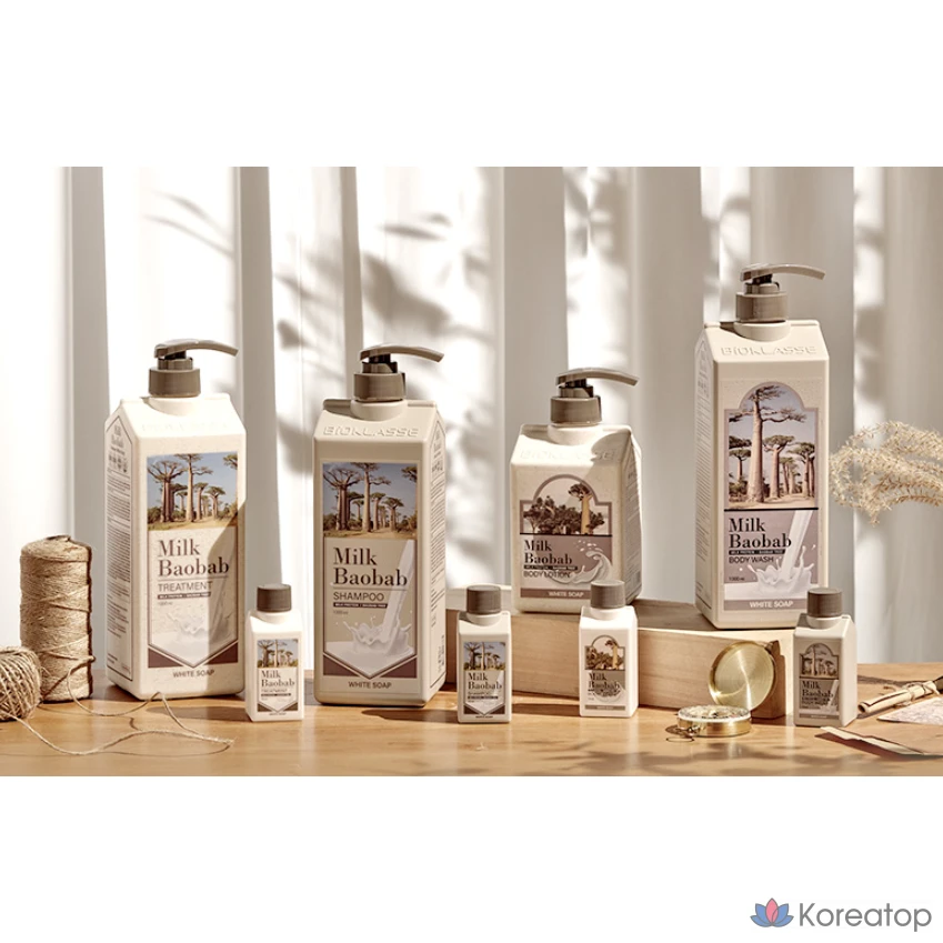 Набор для ухода Milk Baobab White Soap Travel Kit, 1 шт.