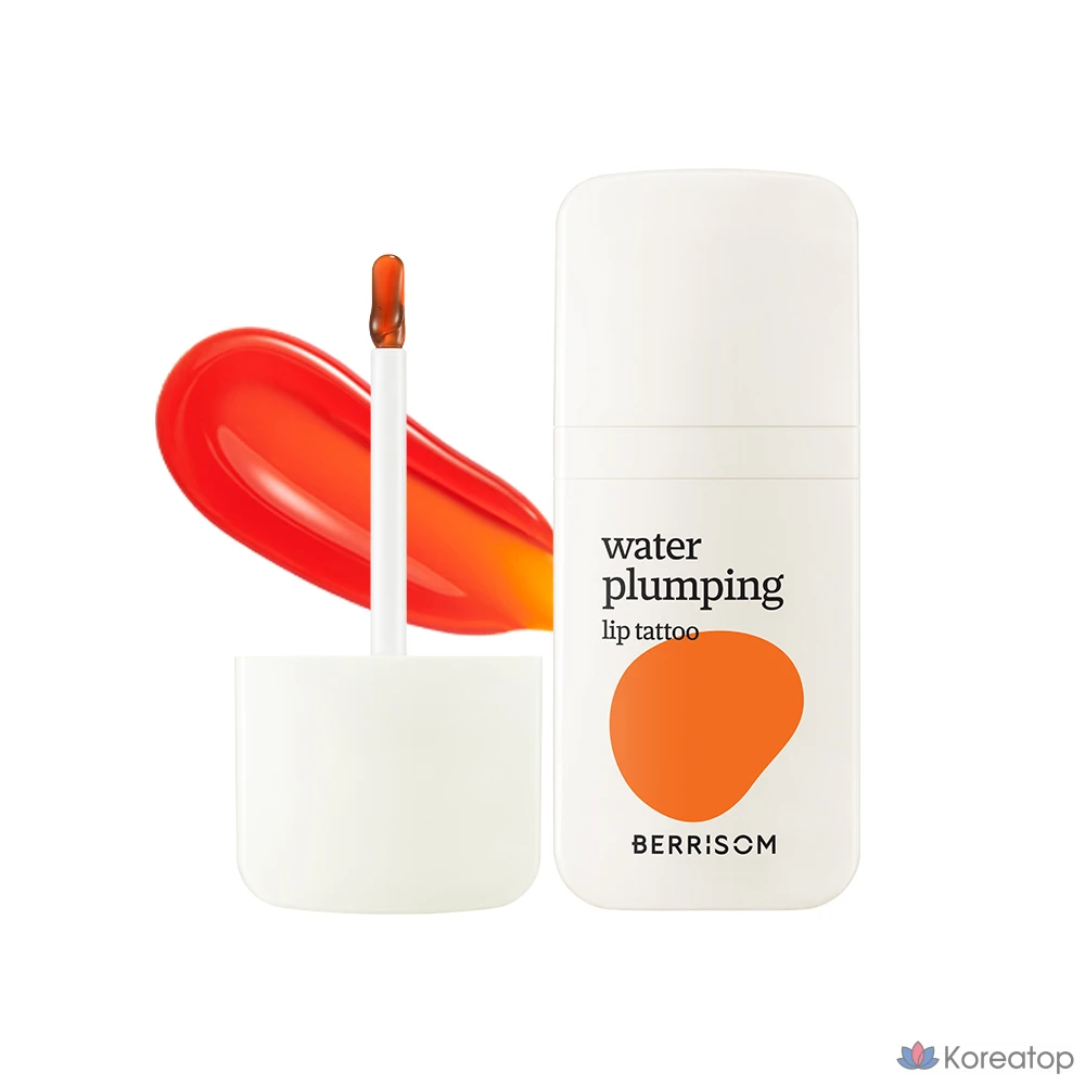 Тинт для губ G9SKIN Berry Some Water Plumping Lip Tattoo Tint Pack, оттенок 2 Coco Orange, 6 г, 1 шт.