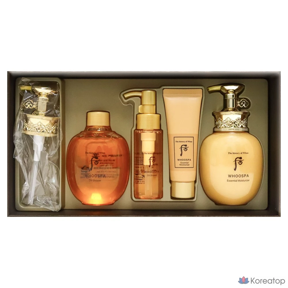 Набор для ухода THE HISTORY OF WHOO Whoo Spa Body 2-piece Set (Moisturizer + Oil Shower), 1 шт.