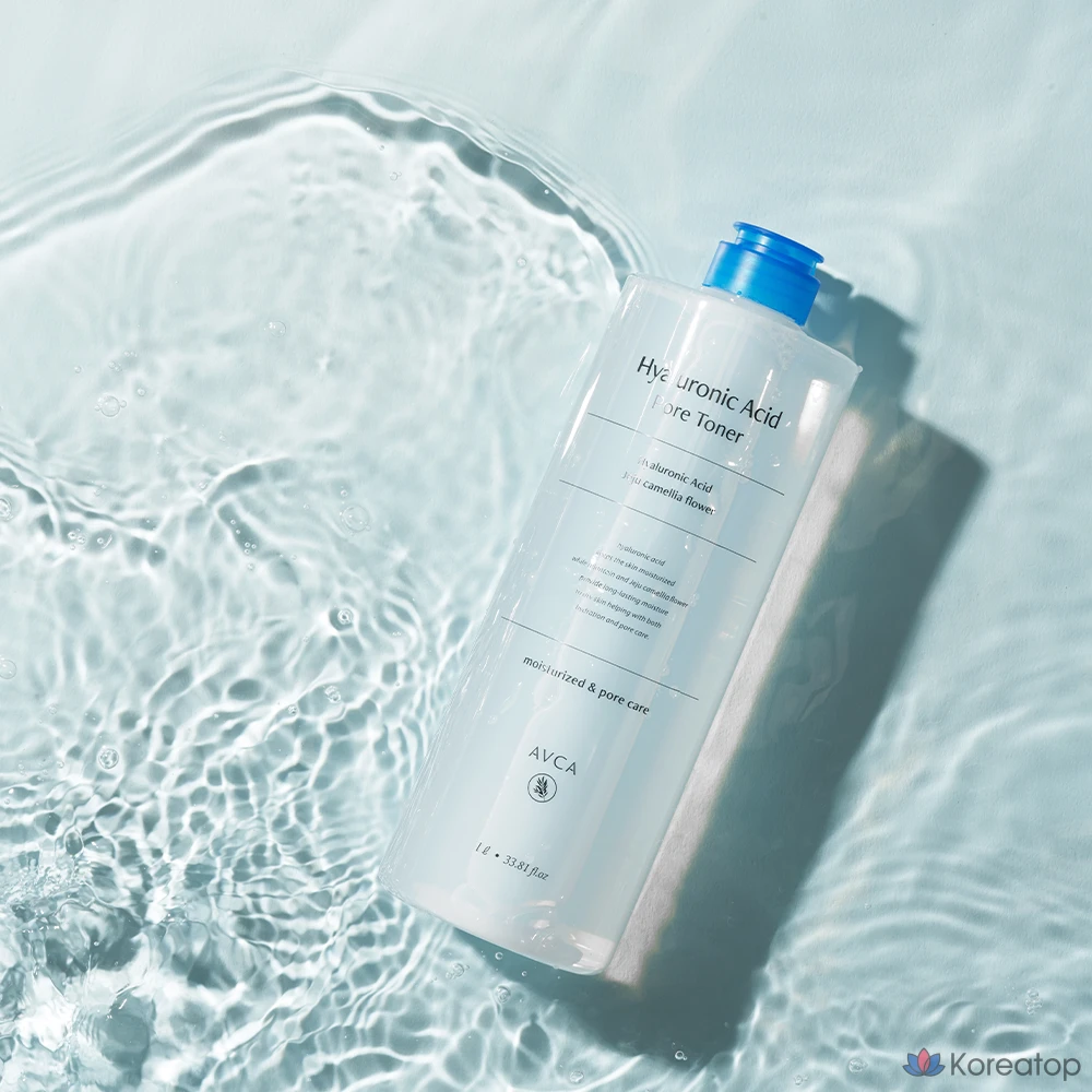 Тонер AVCA Low Molecular Hyaluronic Acid Pore Toner, 1 л, 1 шт.