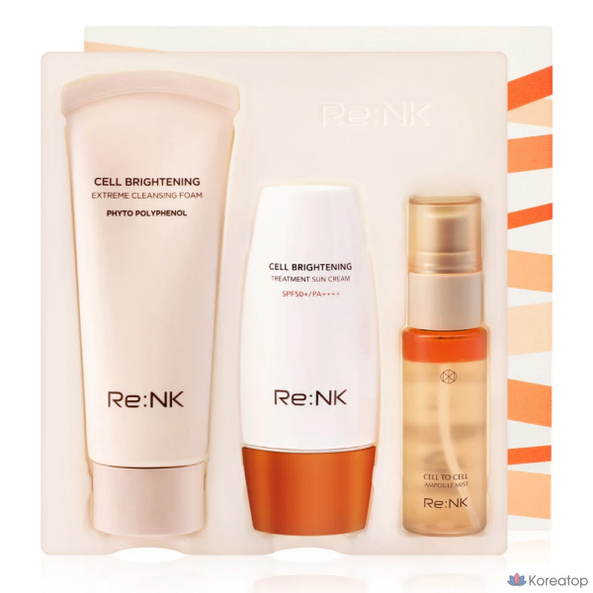 Солнцезащитный крем Re:Nk Cell Brightening Treatment Sun Cream Special Set, 1 мл, 1 шт.