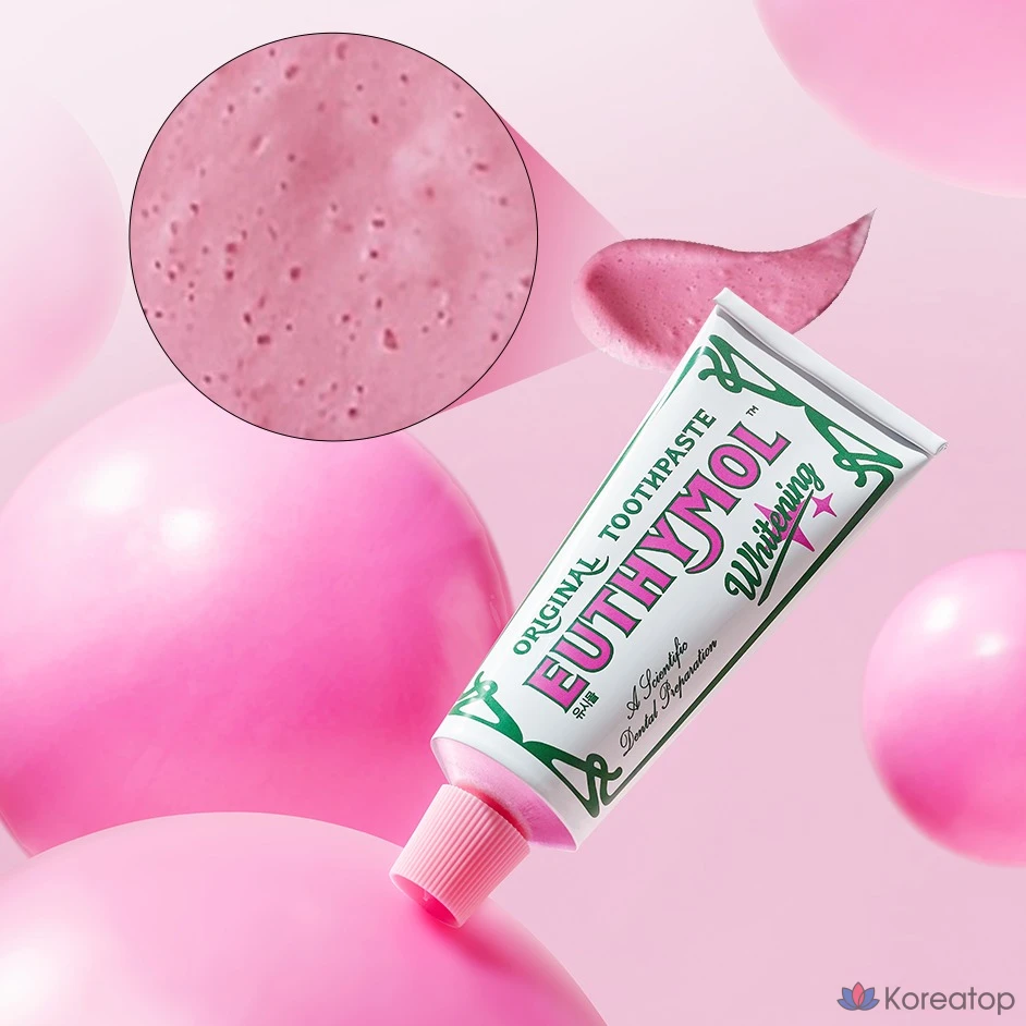 Зубная паста Euthymol Whitening TM, набор 2 шт. + зубная щетка Pink + сквизер + трей, 106 г, 1 шт.