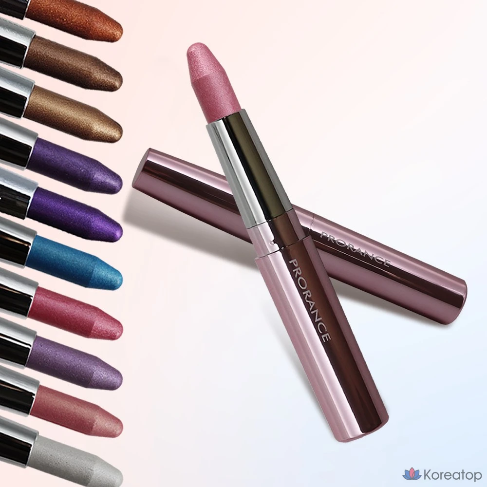 Стик для век Prorance Shine Stick Eyeshadow, оттенок 02 Pink, 1.8 г, 2 шт., фото 2