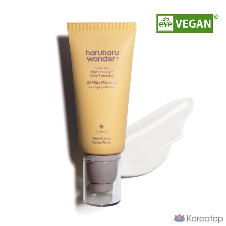 Солнцезащитный крем Haruharu Wonder Black Rice Moisture Airy-Fit Daily Sunscreen, 50 мл, 1 шт.