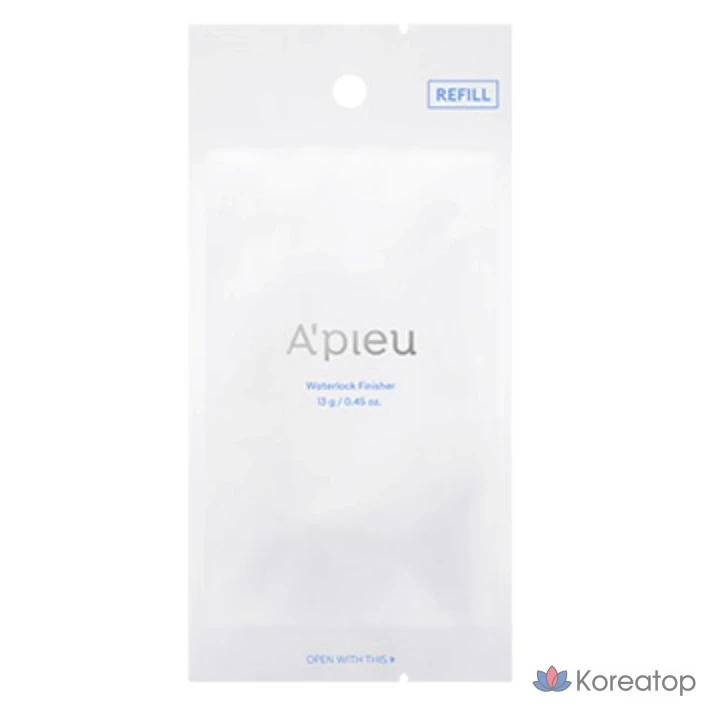 Тонер A'Pieu Waterlock Finisher Refill, оттенок White, 13 г, 1 шт.