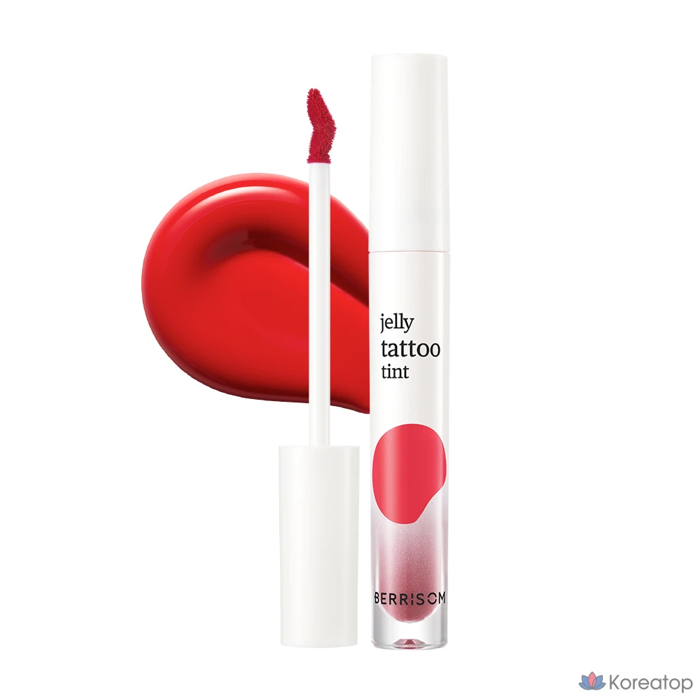 Тинт для губ Berrisom Jelly Tattoo Tint Mukbang Tint Water Play Tint, оттенок 01 Apple Berry, 1 шт.