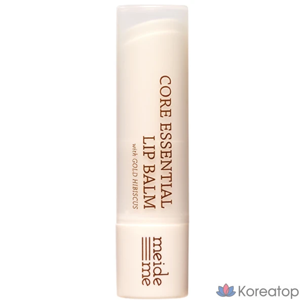 Бальзам для губ MEIDEME Core Essential Lip Balm, оттенок Gold Hibiscus, 4 г, 1 шт.