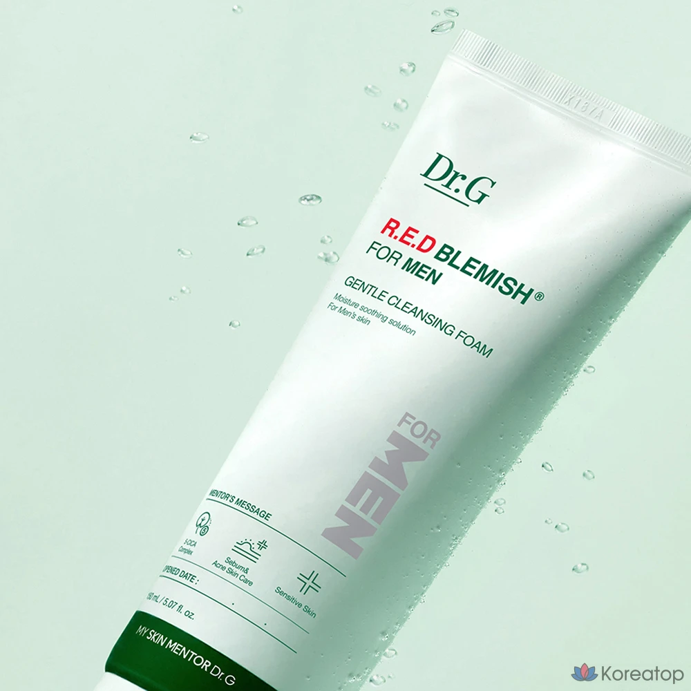 Очищающая пенка Dr. G Red Blemish For Men Gentle Cleansing Foam, 150 мл, 1 шт.