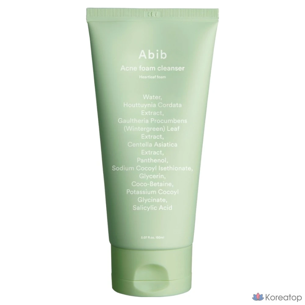 Пенка для умывания Abib Acne Foam Cleanser Heartleaf, 150 мл, 1 шт.