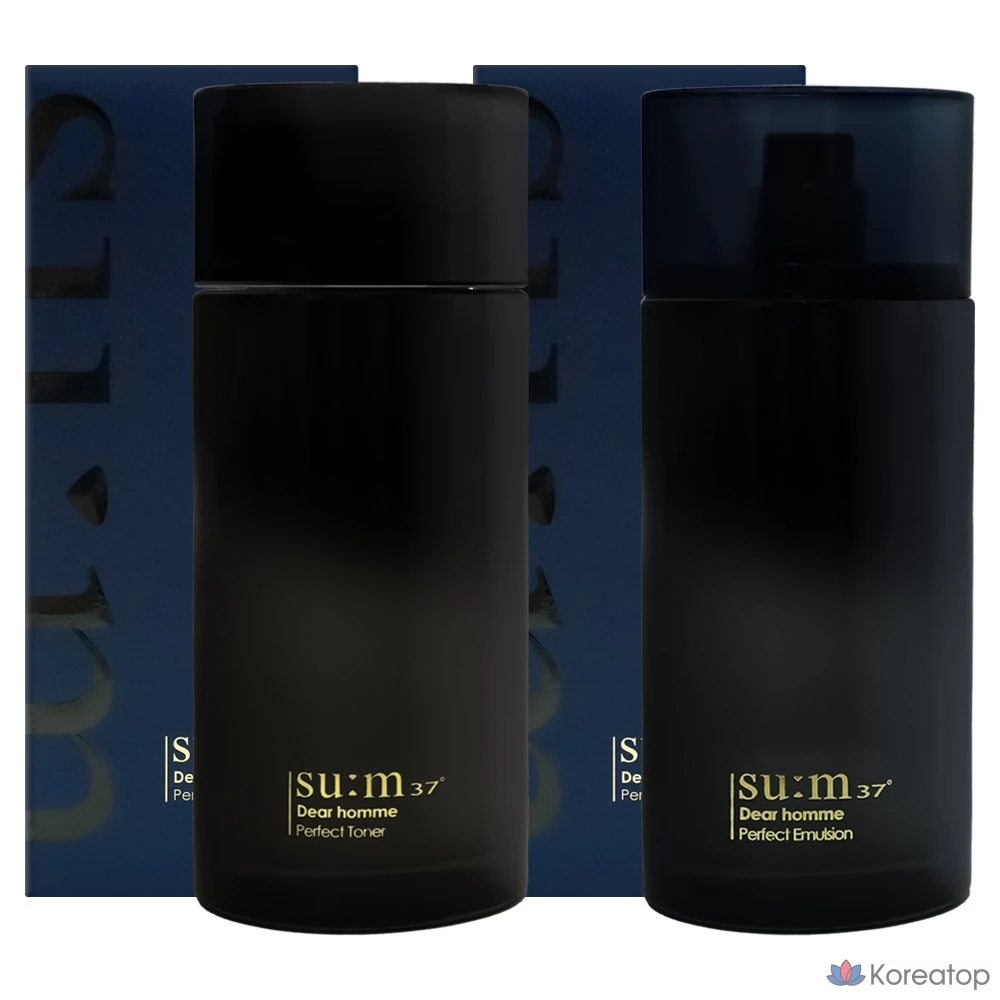 Набор для ухода SU:M37 Dear Homme Perfect (Toner 130 мл + Emulsion 110 мл), 1 шт.