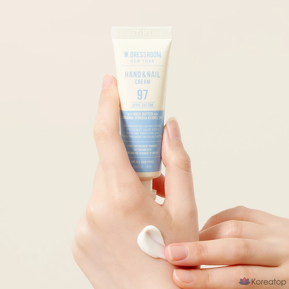 Набор для ухода W.Dressroom Perfume Hand &amp; Nail Cream 3-piece Set (White Soap + April Cotton + Peach Blossom), 1 шт.
