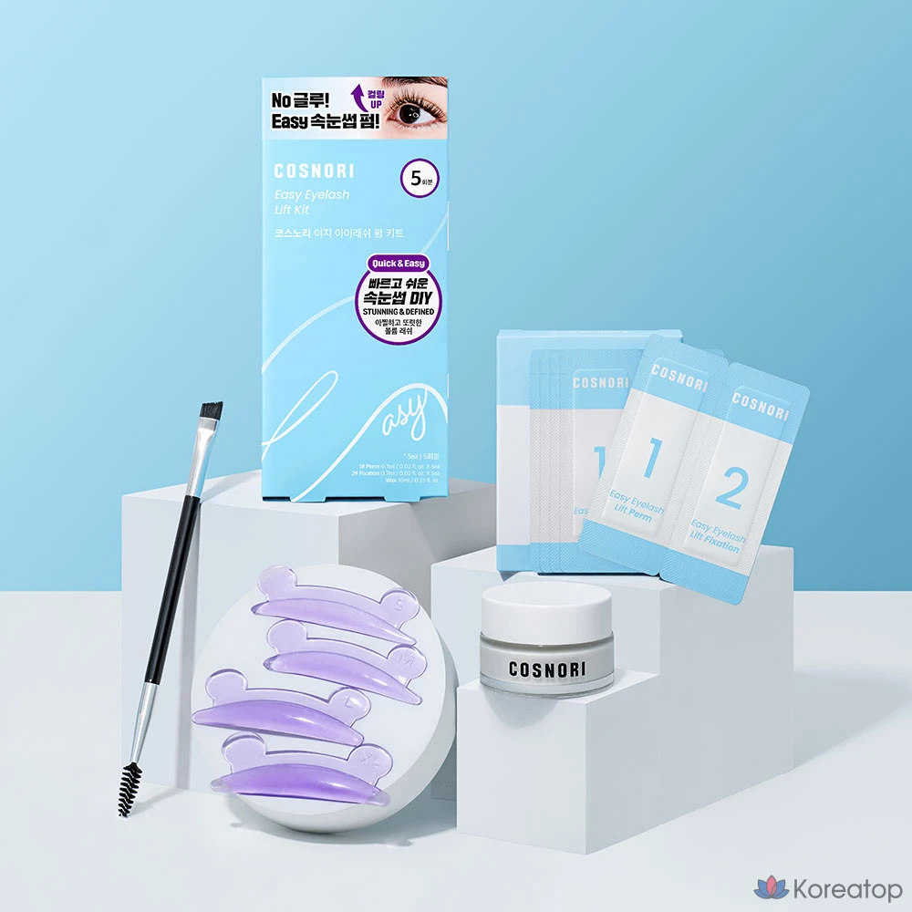 Набор для ламинирования ресниц Cosnori Easy Lash Perm Kit, 5 применений, 1 шт.