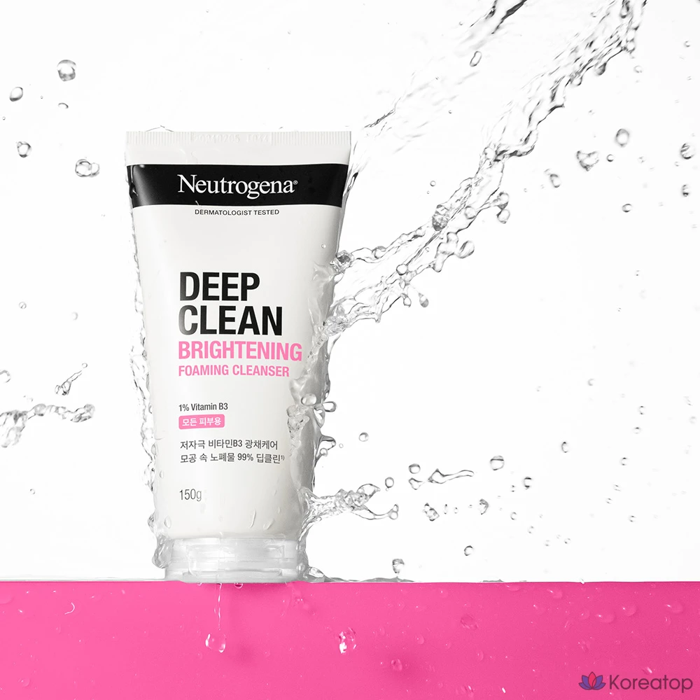 Очищающая пенка Neutrogena Deep Clean Brightening Foaming Cleanser, 150 г, 1 шт.