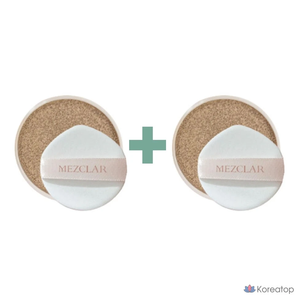 Кушон Jayjun Mescla Skin Care Air Fit Cover Cushion, оттенок 21 Neutral Vanilla, 10 г, 2 шт.