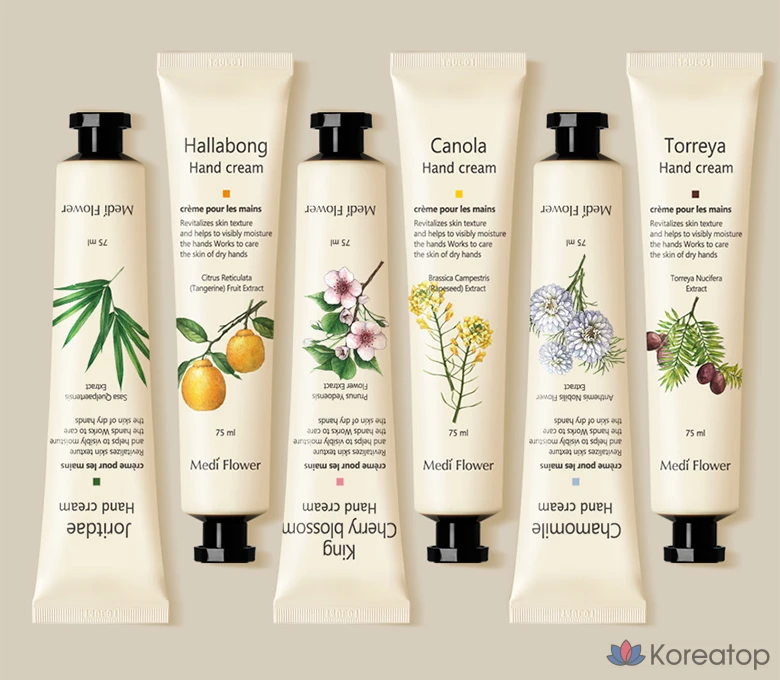 Набор для ухода MediFlower Bonita Garden 6-piece Hand Cream Set + Shopping Bag, 2 шт.
