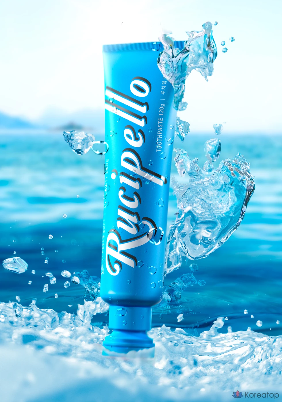 Набор для ухода Rucipello Toothpaste 2 Types + Coral Leaf Toothbrush 2 Types Set, 1 шт.