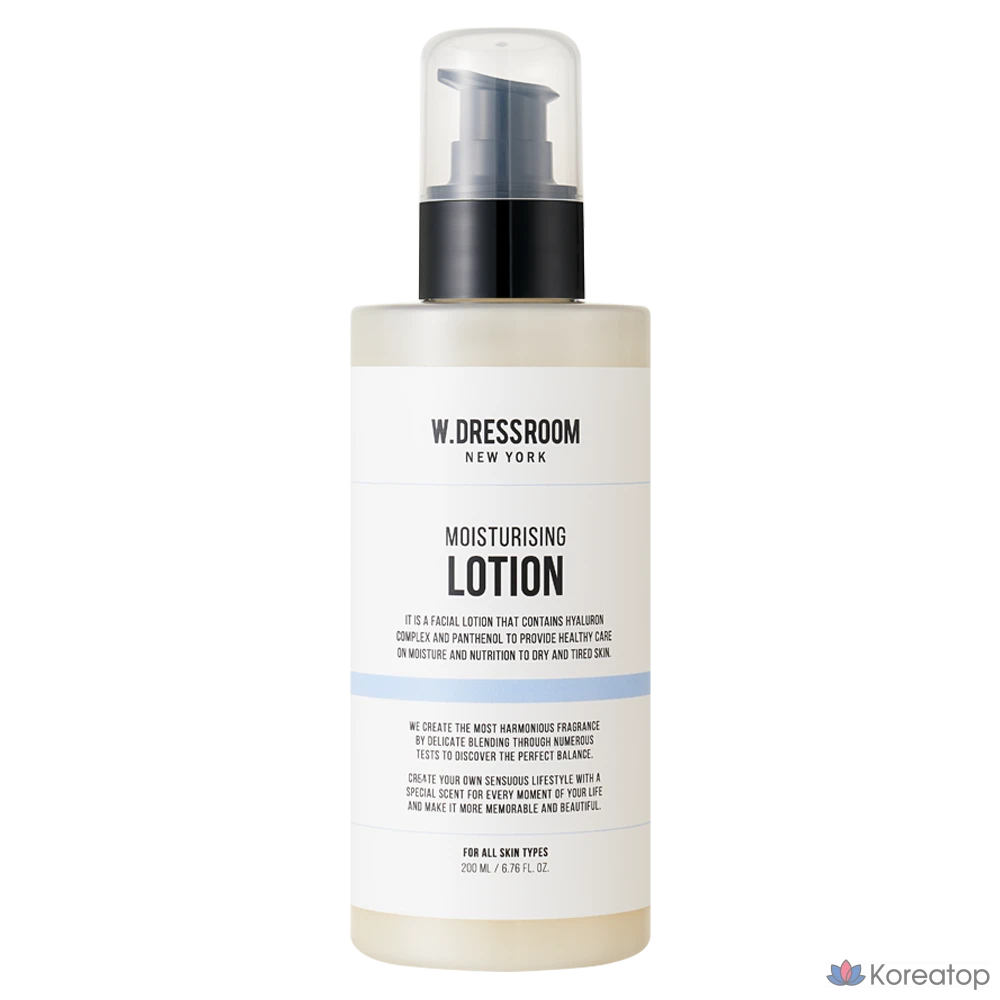 Лосьон для лица W.Dressroom Hyaluronic Acid Moisturizing Lotion, 200 мл, 1 шт.