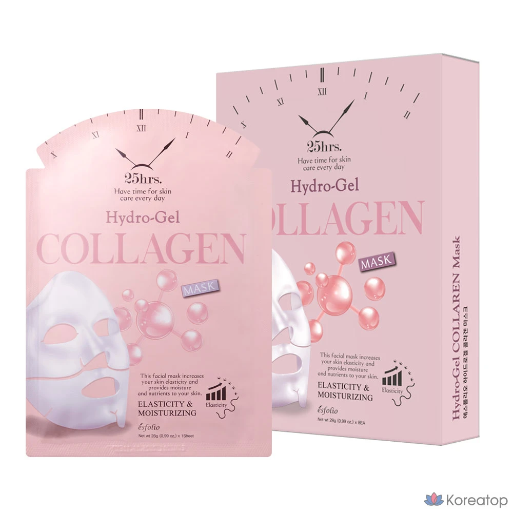 Тканевая маска для лица Esfolio Hydrogel Collagen Mask, 16 шт.