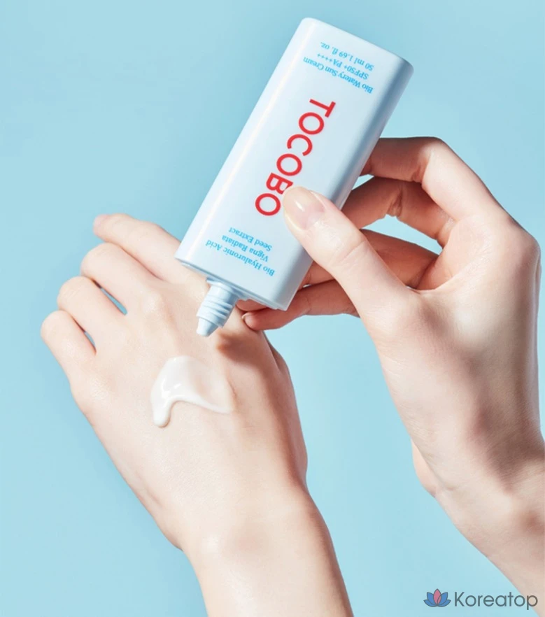 Солнцезащитный крем Tocobo Bio Watery Sun Cream SPF50+ PA++++, 50 мл, 1 шт.