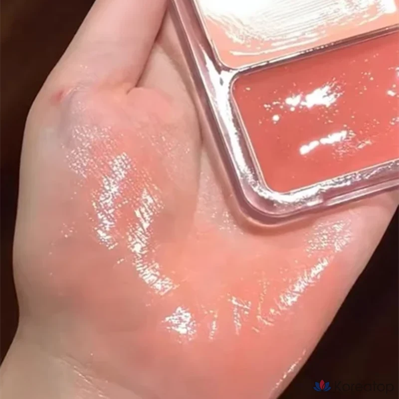 Румяна NAMING Glass Skin Two Tone Blush, оттенок Caramel, 1 шт., фото 5