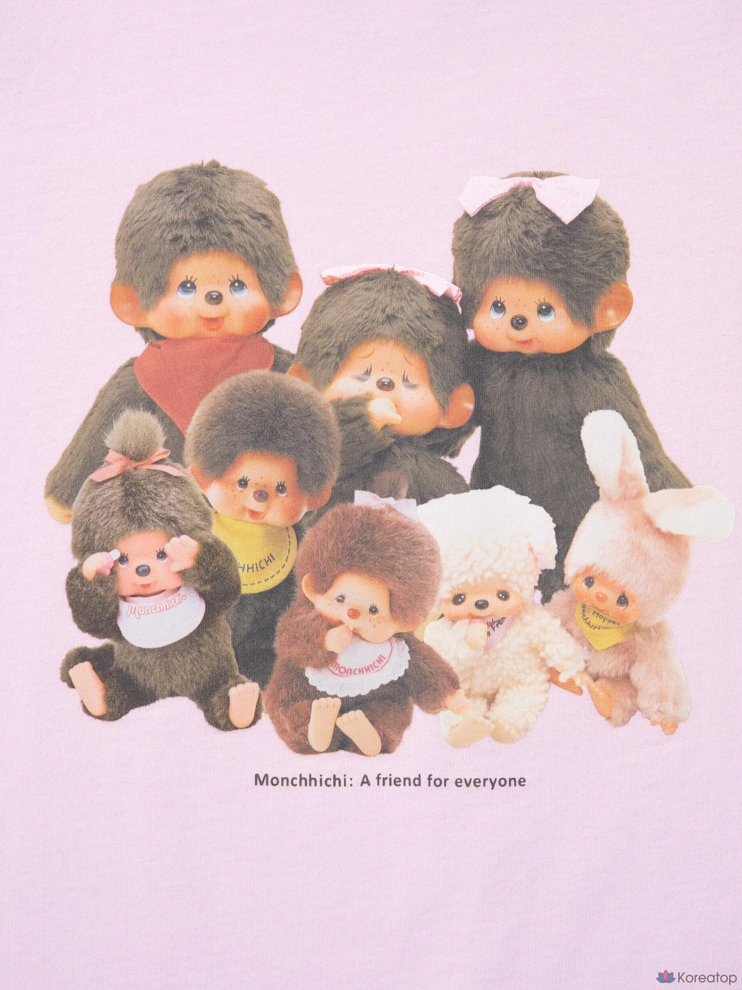 Футболка для девочек Uniqlo Monchhichi UT Graphic T