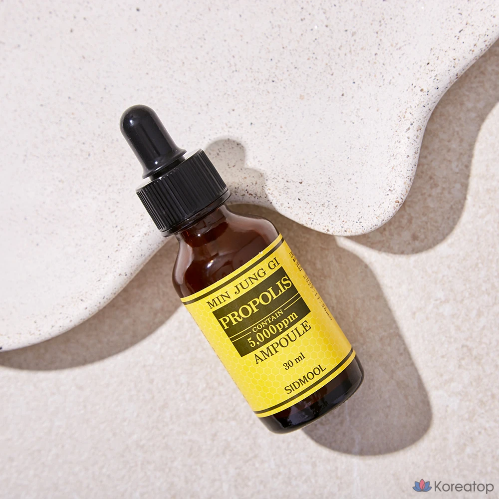 Ампульная сыворотка Sidmool Minjunggi Propolis Ampoule 5000ppm, 30 мл, 1 шт., фото 5