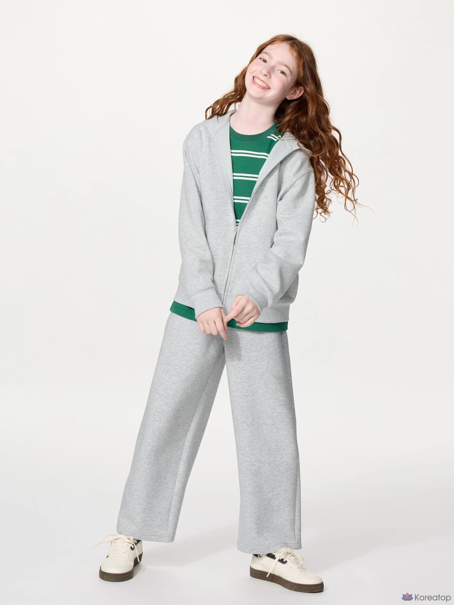Брюки детские Uniqlo Dry Sweat Wide Pants