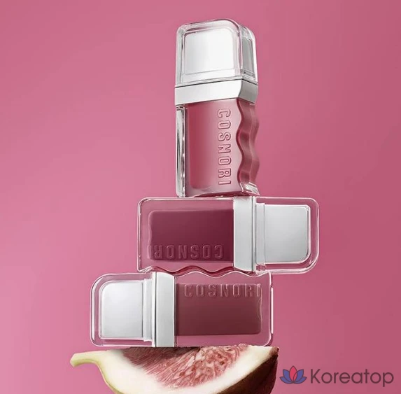 Тинт для губ Cosnori Flow Wave Tint, оттенок 13 Juicy Fig, 1 шт.