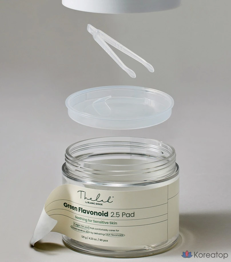 Пэды для лица THE LAB by blanc doux Green Flavonoid 2.5 Pad, 120 г, 90 шт.
