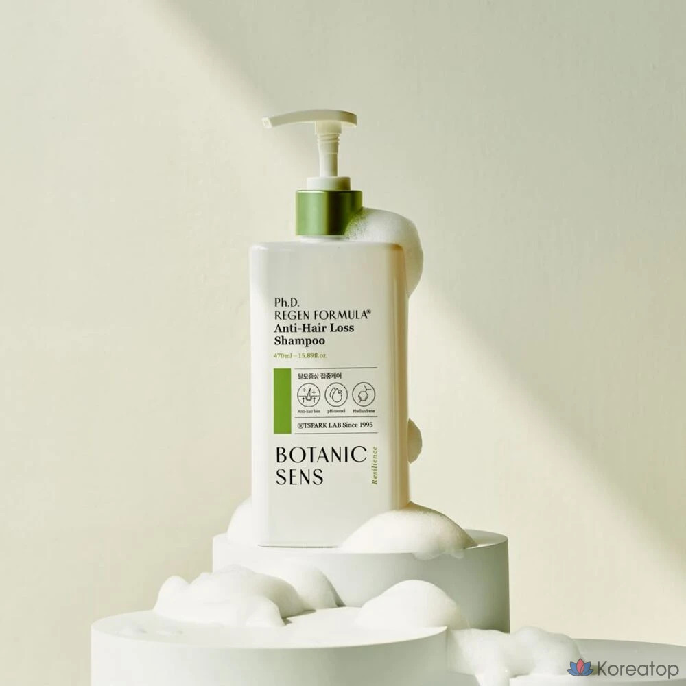 Шампунь BOTANICSENS Vegan Certified Mild Acidic Hair Loss Relief Functional, 470 мл, 1 шт.
