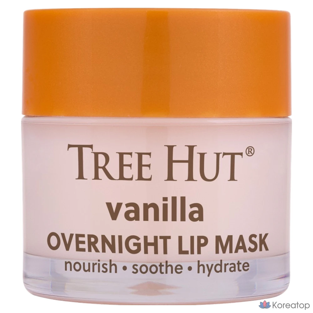 Бальзам для губ Burt's Bees Tree Hut Overnight Lip Mask, оттенок Vanilla, 17 г, 1 шт.