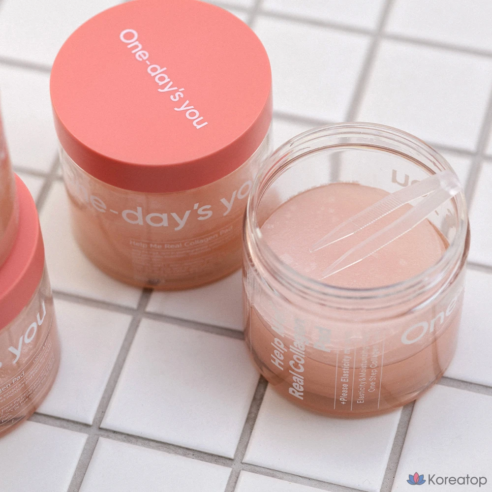 Пэды One-Day's You Help Me Real Collagen Jelly Pad, 130 мл, 70 шт.