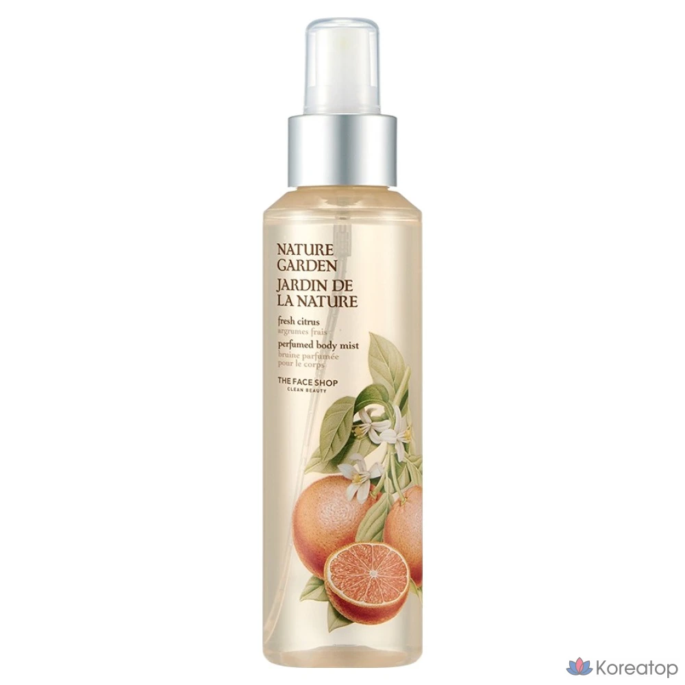 Боди-мист The Face Shop Nature Garden Perfume Body Mist Fresh Citrus, 155 мл, 1 шт.