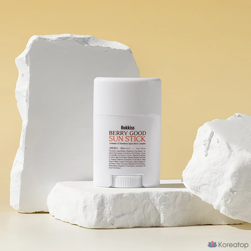 Солнцезащитный стик Rokkiss Berry Good Sun Stick SPF50+ PA++++, 15 г, 1 шт.