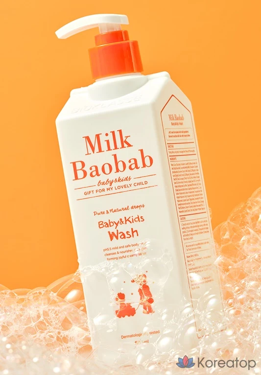 Детское средство для душа Milk Baobab Baby & Kids Body Wash, 500 мл, 1 шт.