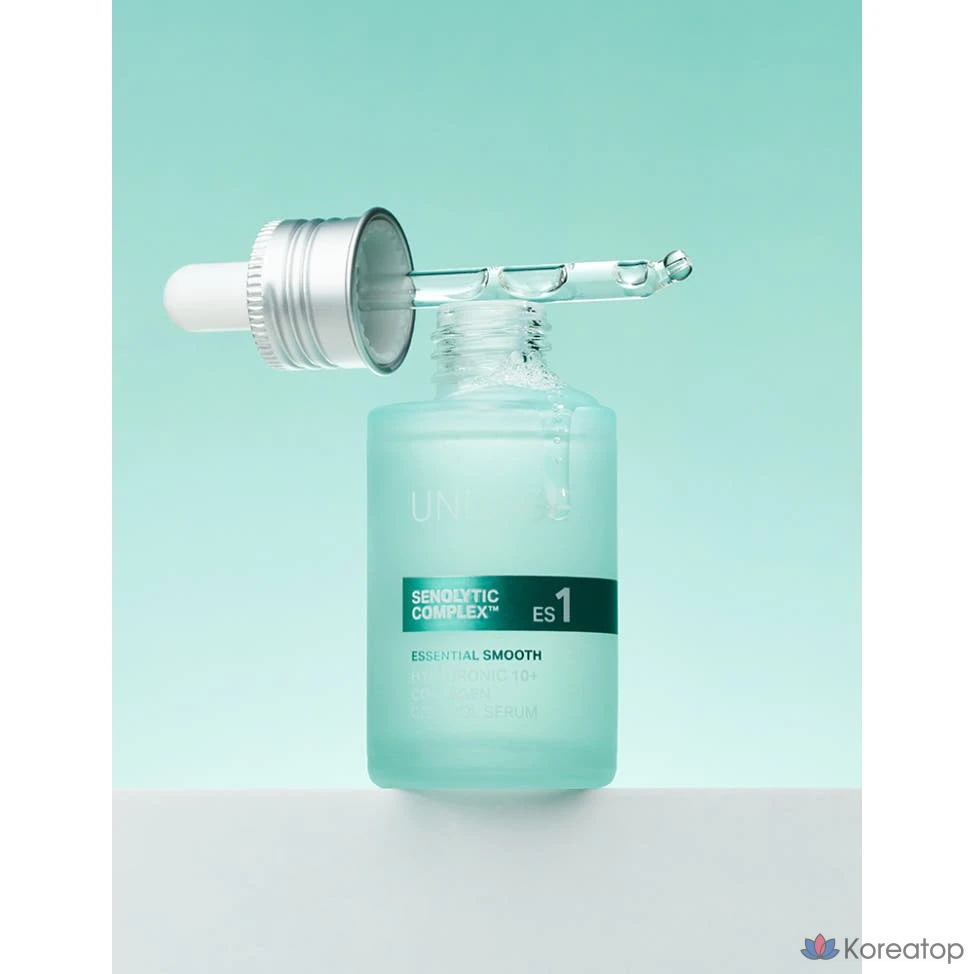 Сыворотка 9wishes Senolytic Complex Undaegie Hyaluronic Acid Collagen Soothing Serum, 40 мл, 1 шт.