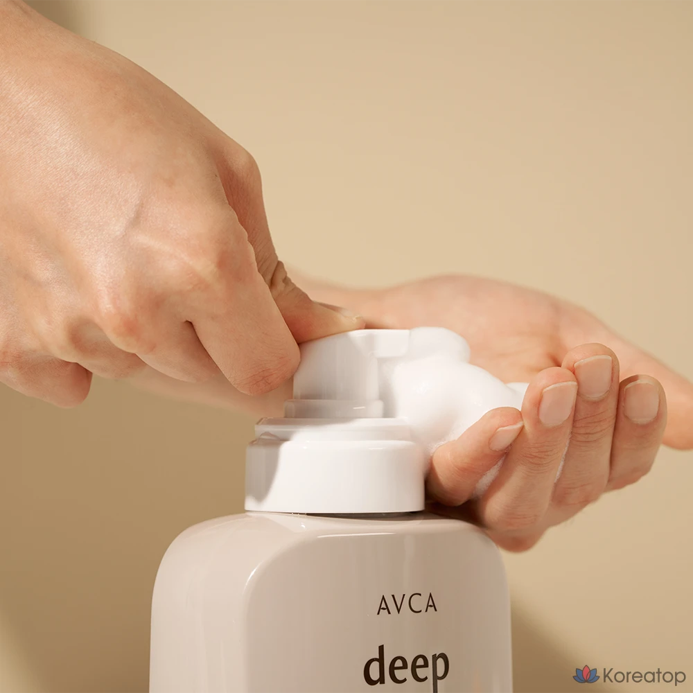Очищающая пенка AVCA Pore Deep Clean Micro Bubble Cleansing Foam, 500 мл, 1 шт.