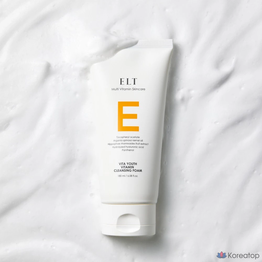 Очищающая пенка ELT Vita Youth Vitamin C E Complex Hyaluronic Acid Cleansing Foam, 1 шт.