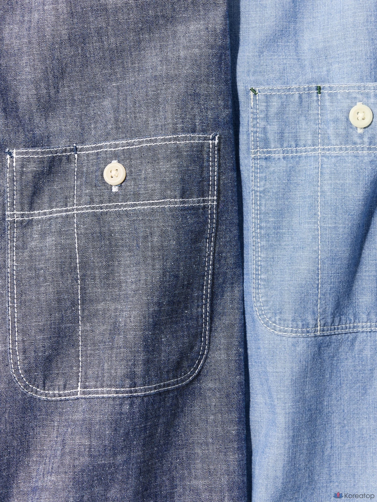 Рубашка-овершот Uniqlo Chambray Overshirt