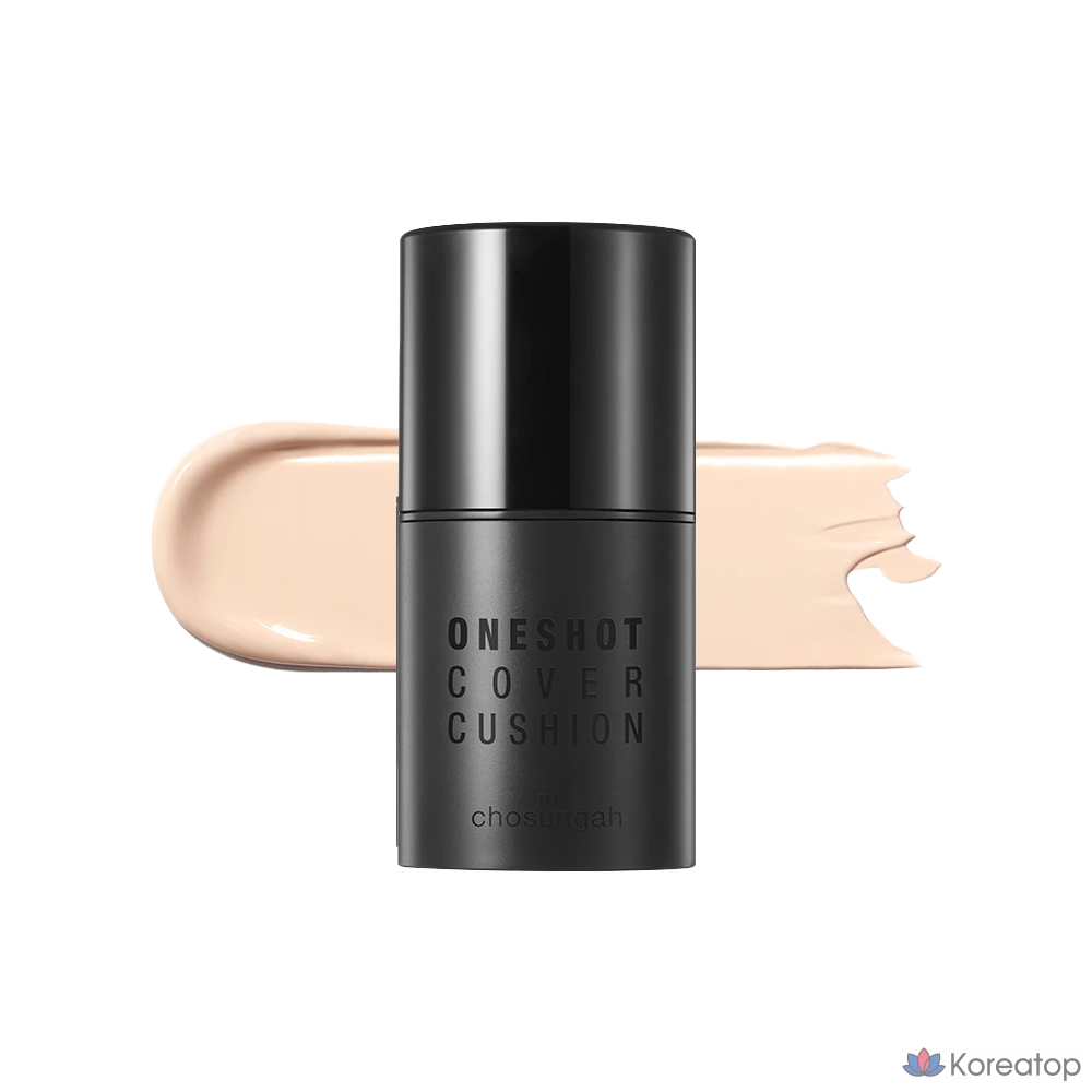 Фундация CHOSUNGAH One Shot Cover Foundation SPF50+ PA++++, оттенок Light Beige, 30 мл, 1 шт.