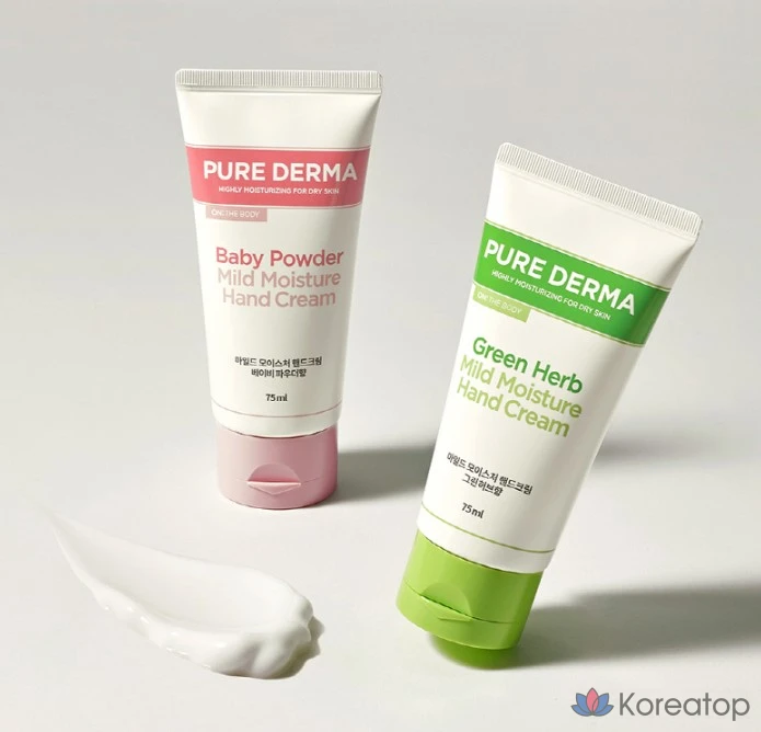 Крем для рук Pure Derma Mild Moisture Hand Cream Green Herb, 75 мл, 1 шт.