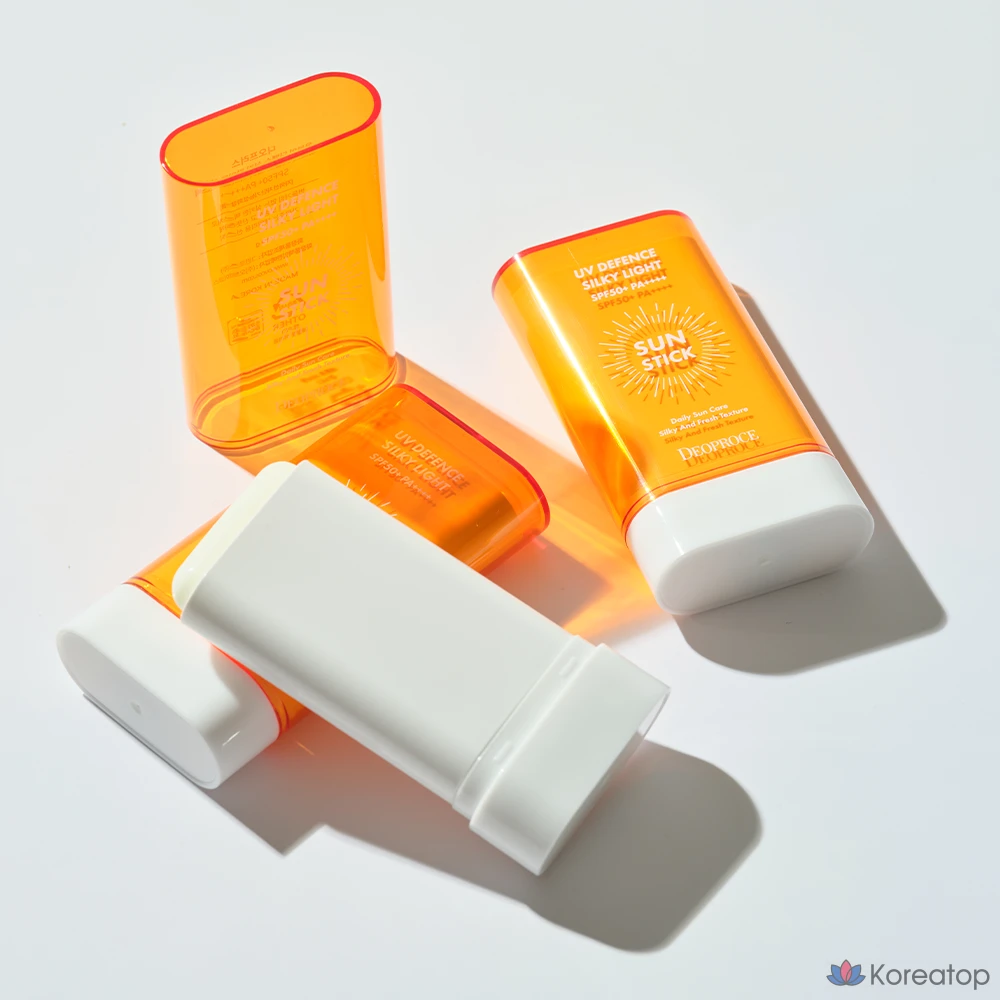 Солнцезащитный стик Deoproce UV Defense Silky Light Sun Stick SPF50+ PA++++, 19 г, 1 шт.