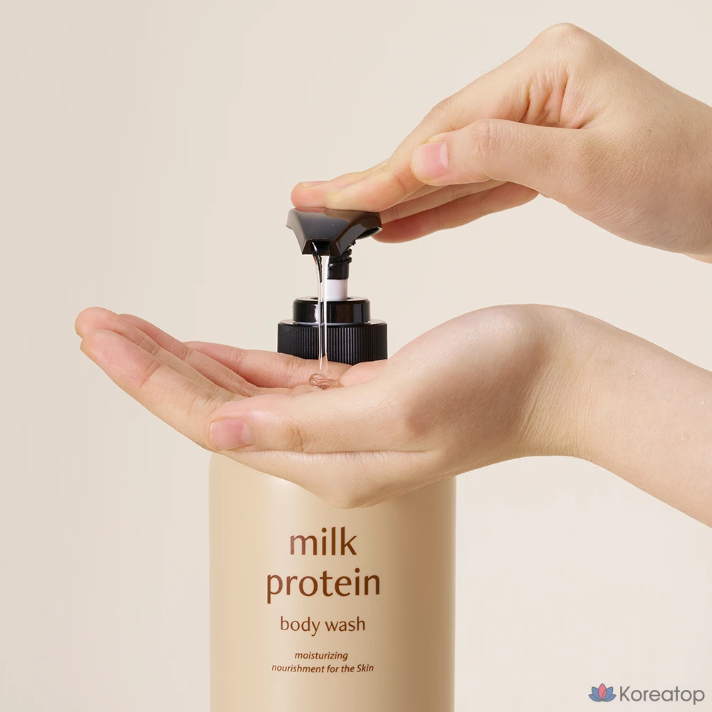 Гель для душа AVCA Milk Protein Goat Milk Body Wash, аромат Baby Powder, 1 л, 1 шт.