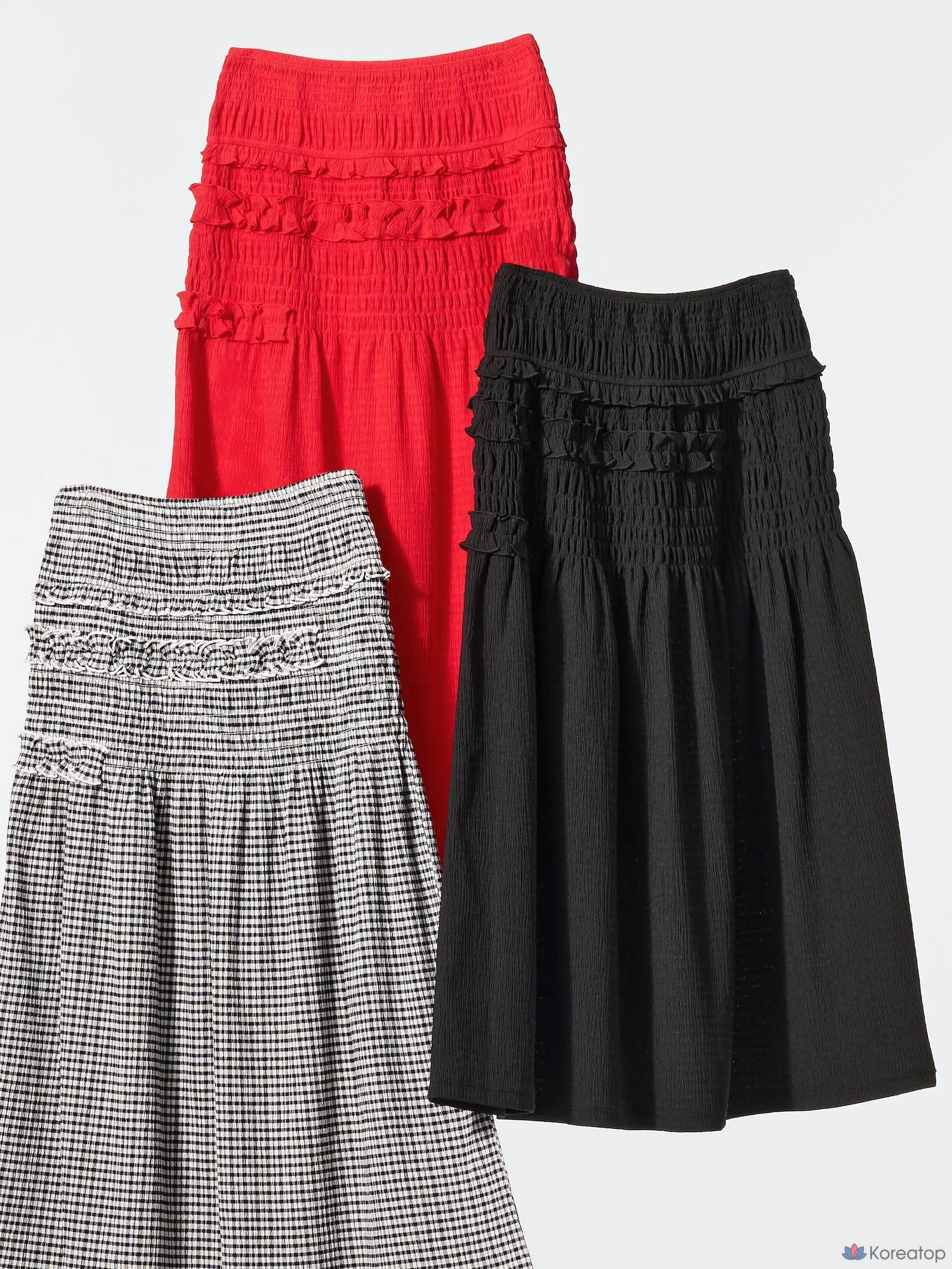 Юбка Uniqlo Shirring Skirt