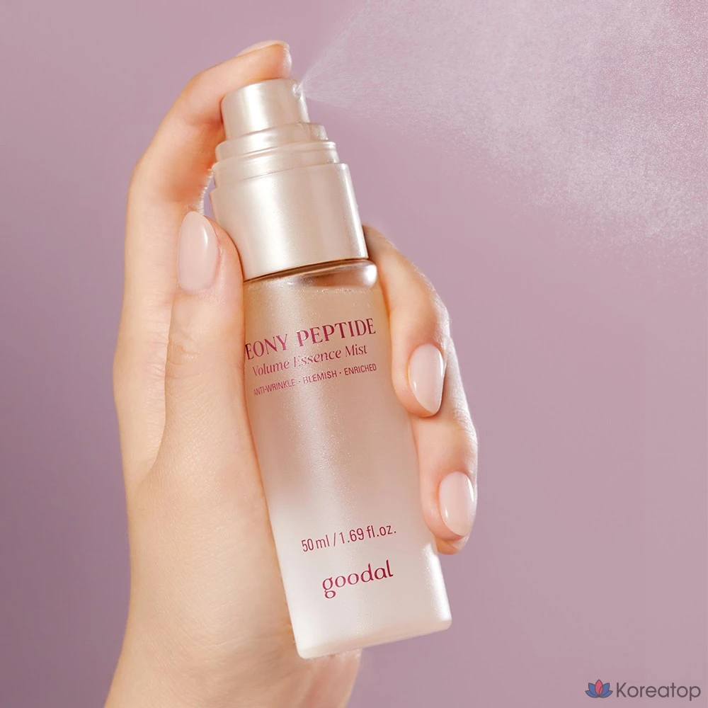 Эссенция-мист Goodal Peony Peptide Wrinkle Essence Mist, 50 мл, 1 шт.