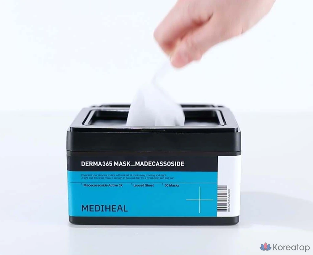 Тканевая маска для лица MEDIHEAL Derma 365 Madecassoside Mask, 30 шт.
