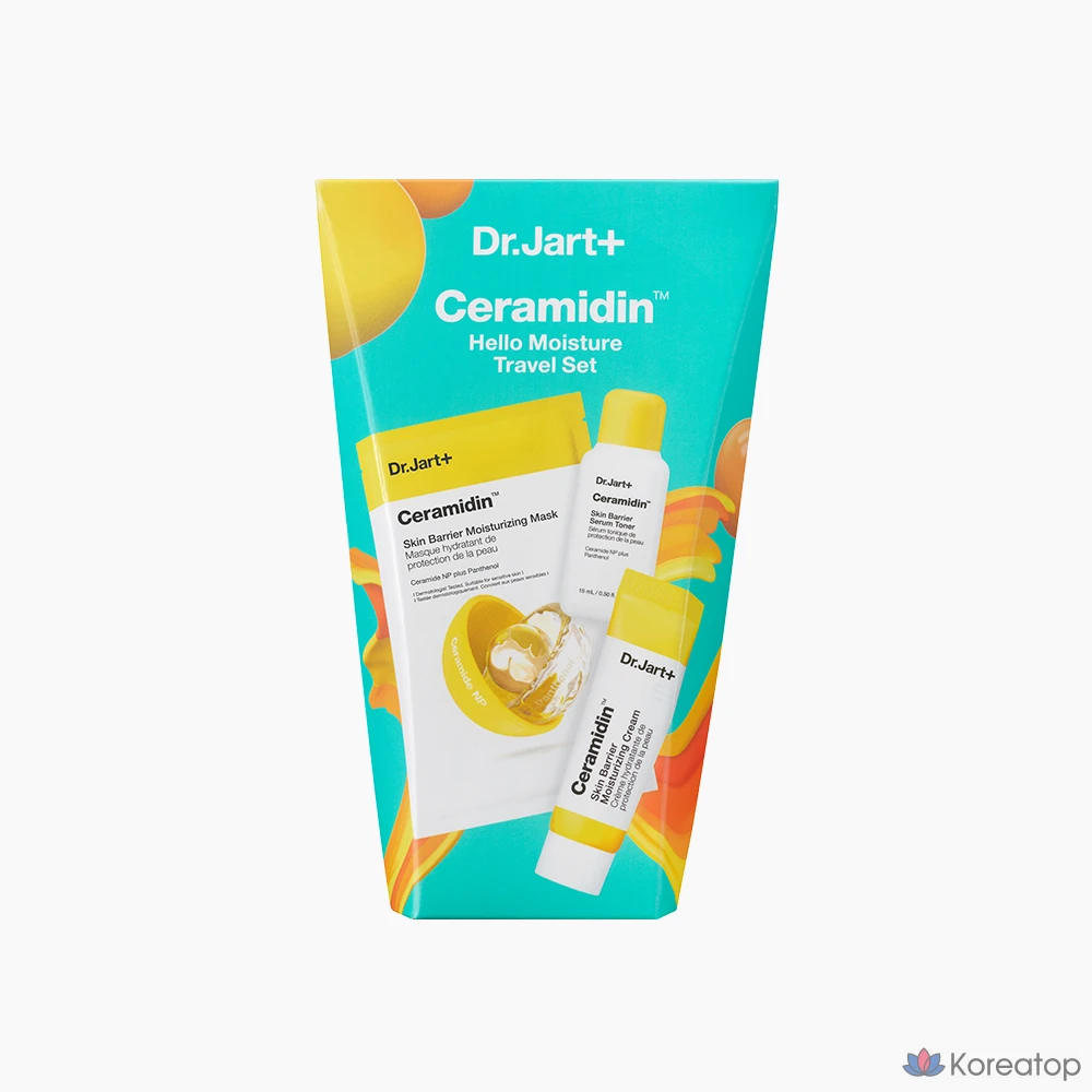Набор для ухода Dr. Jart+ Ceramidin Hello Moisture 3-piece Travel Set, 1 шт.