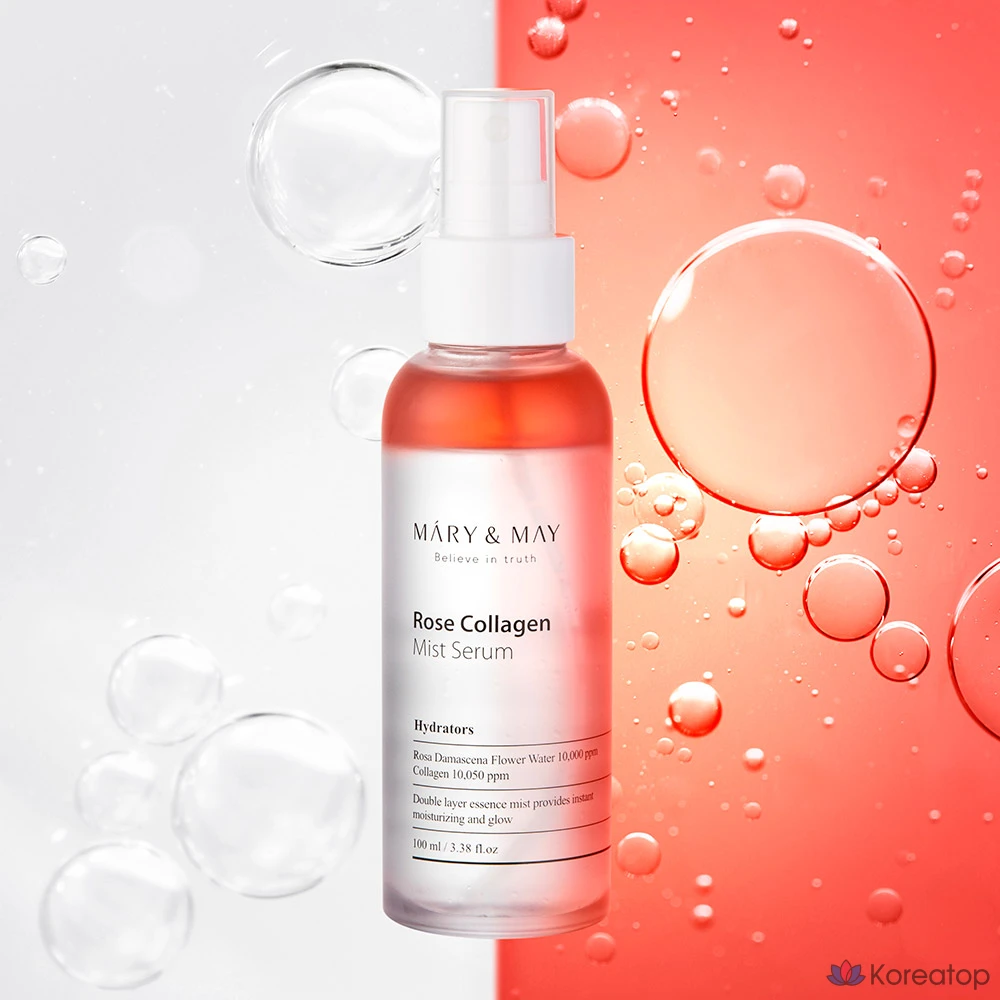 Сыворотка-мист Mary&May Rose Collagen Mist Serum, 100 мл, 1 шт.
